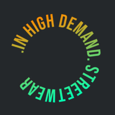 Orange/Aquamarine Circle Fade  Design