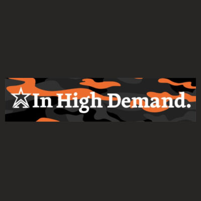 Orange Camo Design
